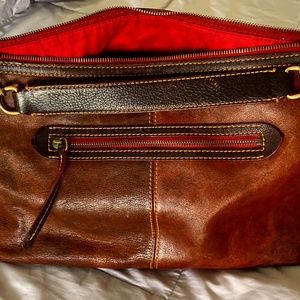 Brown Leather Shoulder Bag